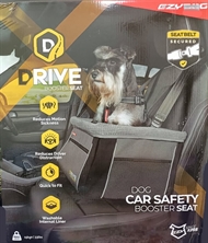 EzyDog Drive Booster Seat - Bilsæde til Hunde max. 15 kg - Mørkegrå